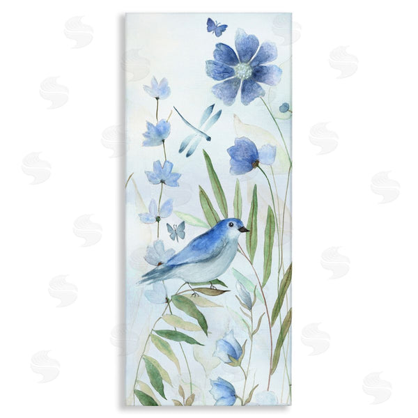 stupell industries Janet Tava | Cottage Botanicals & Blue Bird