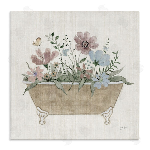 stupell industries Janet Tava | Cottage Florals in Bathtub