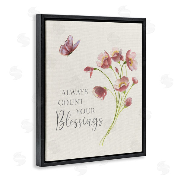 Stupell Industries Janet Tava | Count Your Blessings Florals