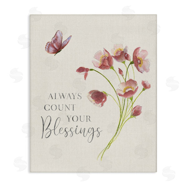 stupell industries Janet Tava | Count Your Blessings Florals