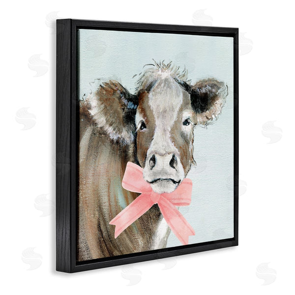 Stupell Industries Janet Tava | Cow With Pastel Ribbon