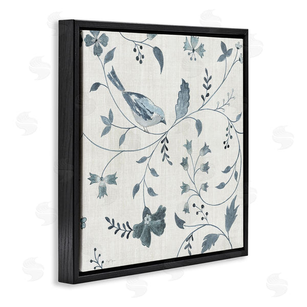 Stupell Industries Janet Tava | Flower Pattern With Bird Perched Wall Art