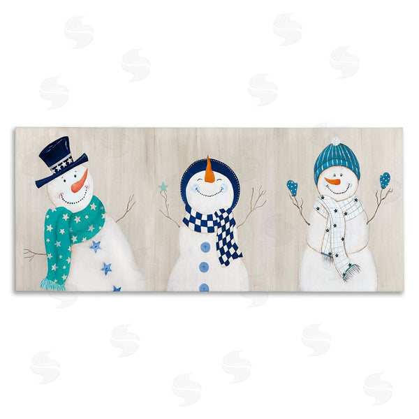 stupell industries Janet Tava | Happy Snowman Trio Wall Art