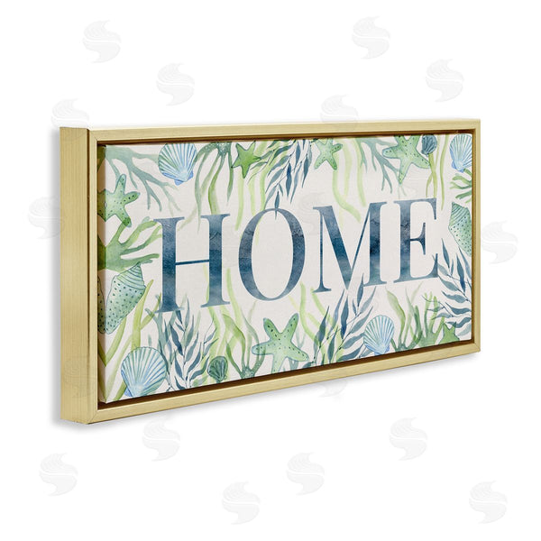 Stupell Industries Janet Tava | Home Nautical Phrase Wall Art