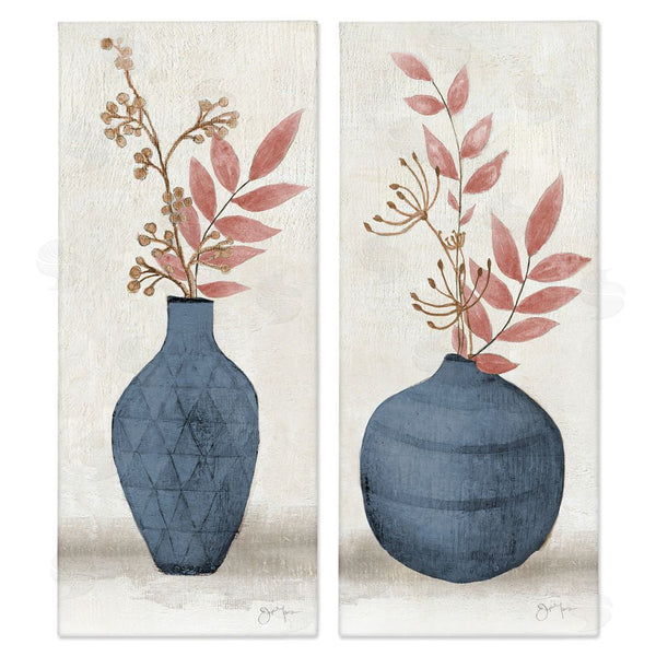 stupell industries Janet Tava | Ikebana Flower Vases Arrangement Wall Art
