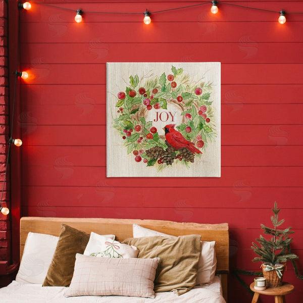 Stupell Industries Janet Tava | Joy Rustic Winter Wreath