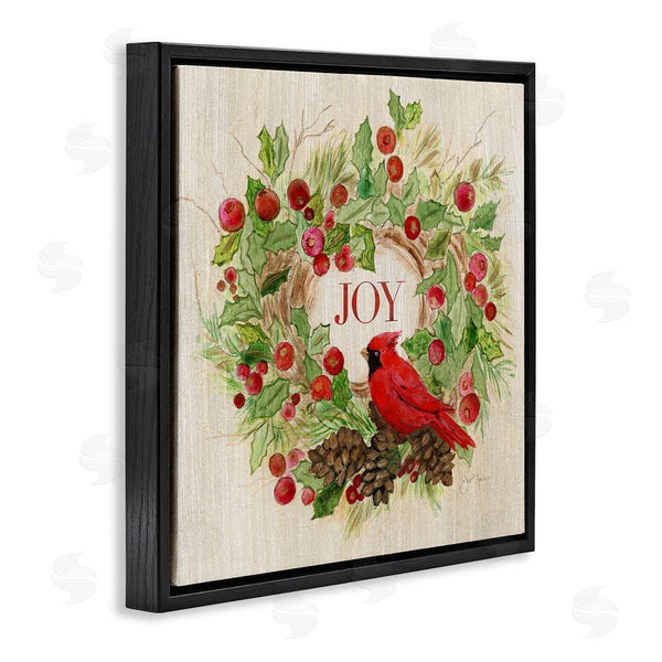 Stupell Industries Janet Tava | Joy Rustic Winter Wreath