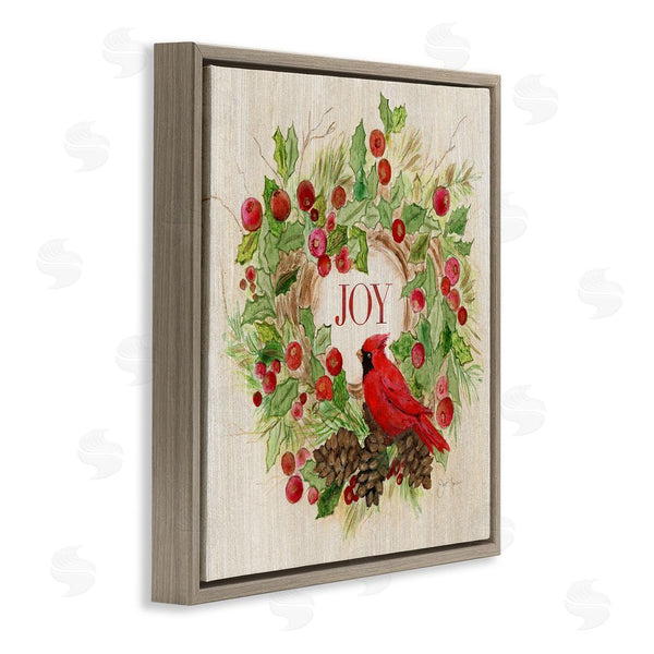 Stupell Industries Janet Tava | Joy Rustic Winter Wreath