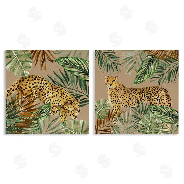 stupell industries Janet Tava | Jungle Prowler Cheetahs