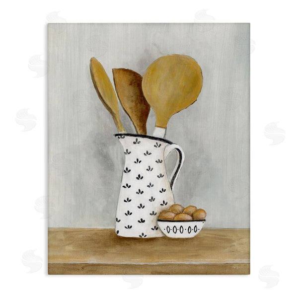stupell industries Janet Tava | Kitchen Eggs & Utensils Still Life Wall Art