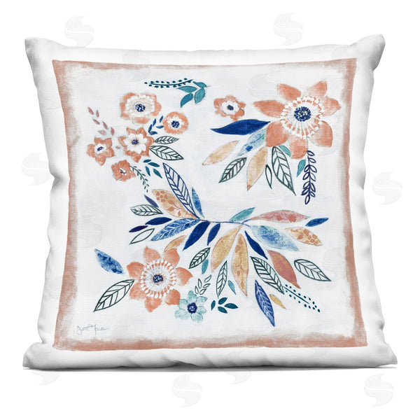 stupell industries Janet Tava | Mixed Flower Petals Arrangement Printed Throw Pillow