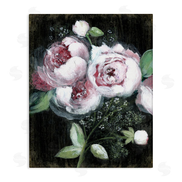 stupell industries Janet Tava | Moody Roses on Black Wall Art