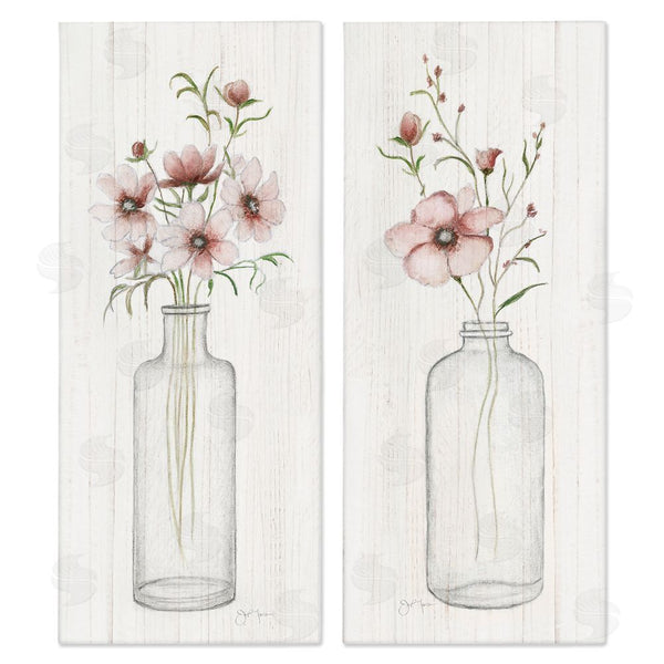 stupell industries Janet Tava | Pink Blooms Bouquet Arrangement Wall Art
