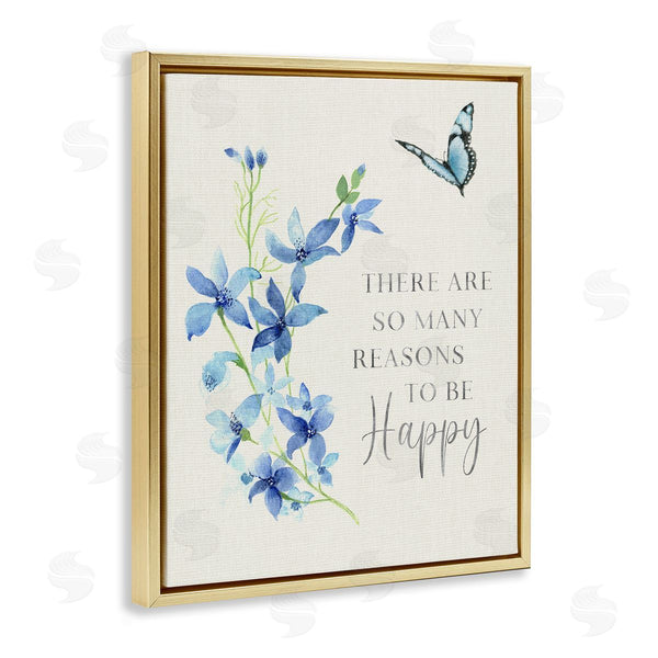 Stupell Industries Janet Tava | Reasons To Be Happy Floral