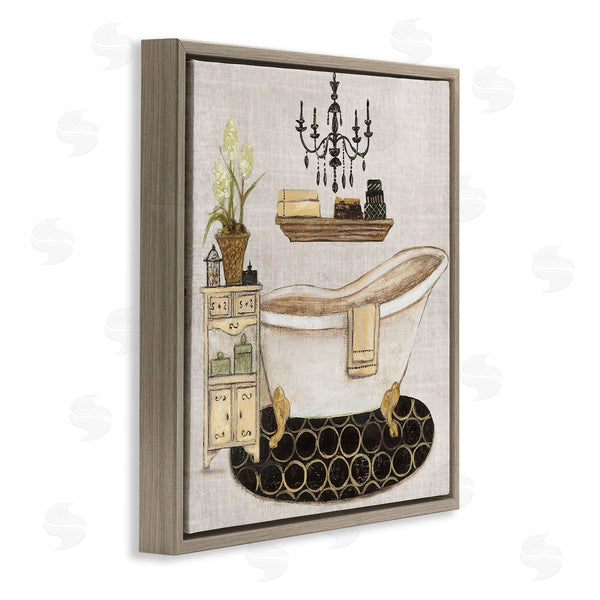 Stupell Industries Janet Tava | Serene Vintage Bathtub