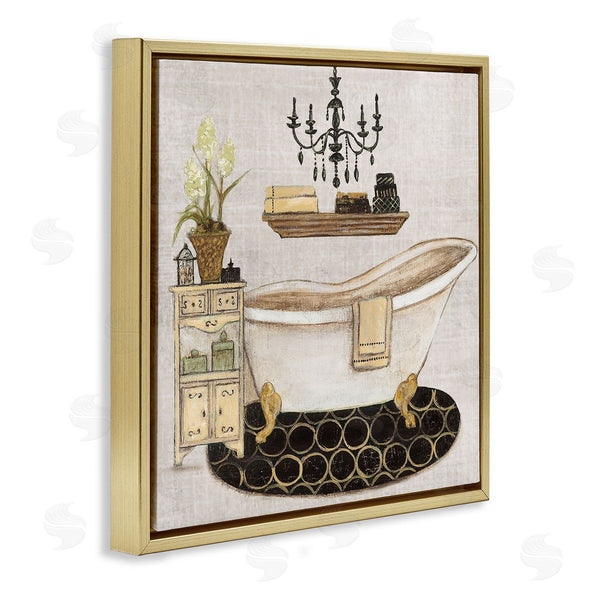 Stupell Industries Janet Tava | Serene Vintage Bathtub