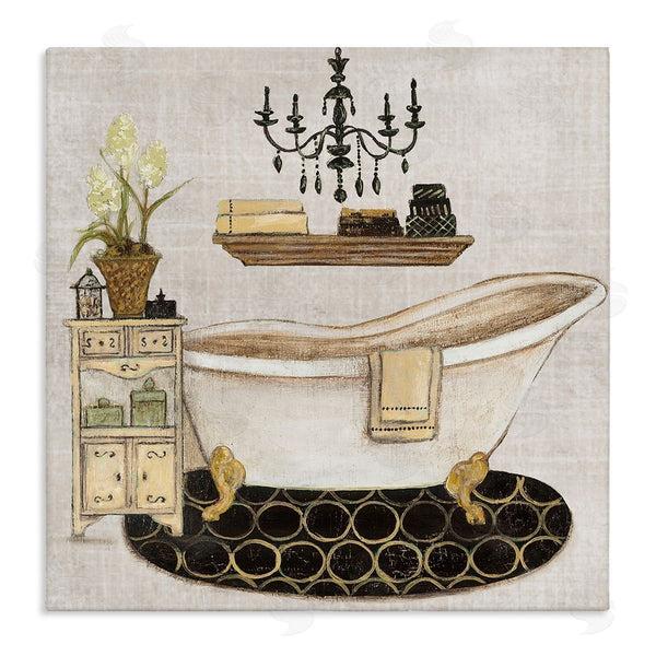 stupell industries Janet Tava | Serene Vintage Bathtub