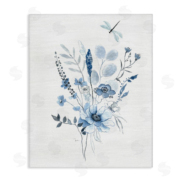 stupell industries Janet Tava | Soft Blue Wildflowers