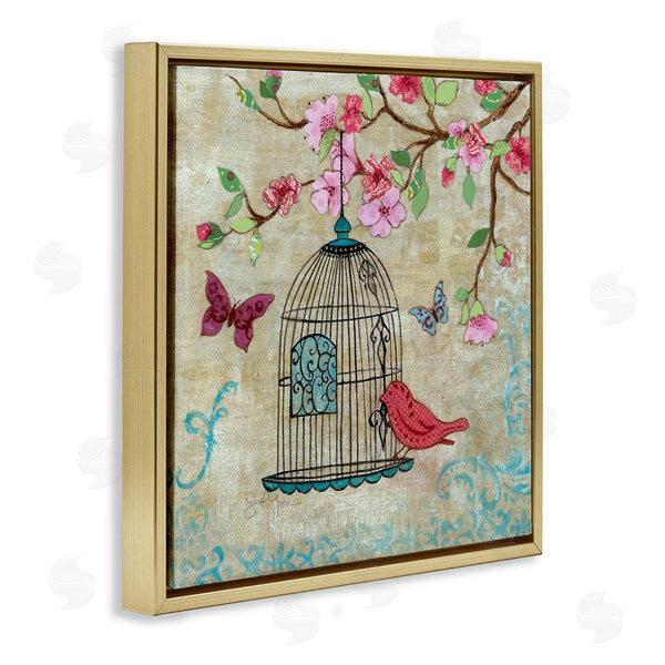 Stupell Industries Janet Tava | Spring Fling Bird Scene