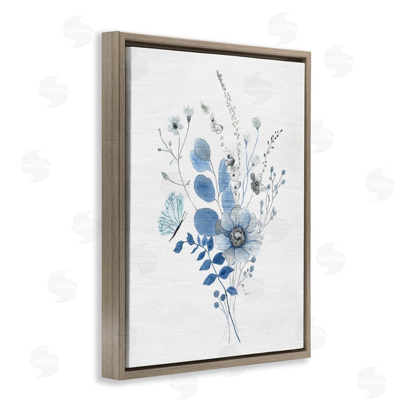 Stupell Industries Janet Tava | Subtle Blue Wildflowers