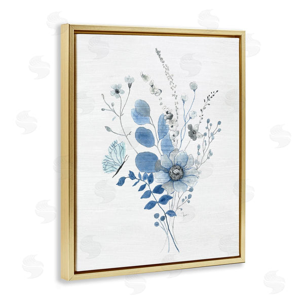 Stupell Industries Janet Tava | Subtle Blue Wildflowers