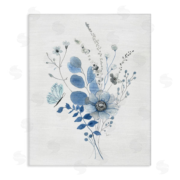stupell industries Janet Tava | Subtle Blue Wildflowers