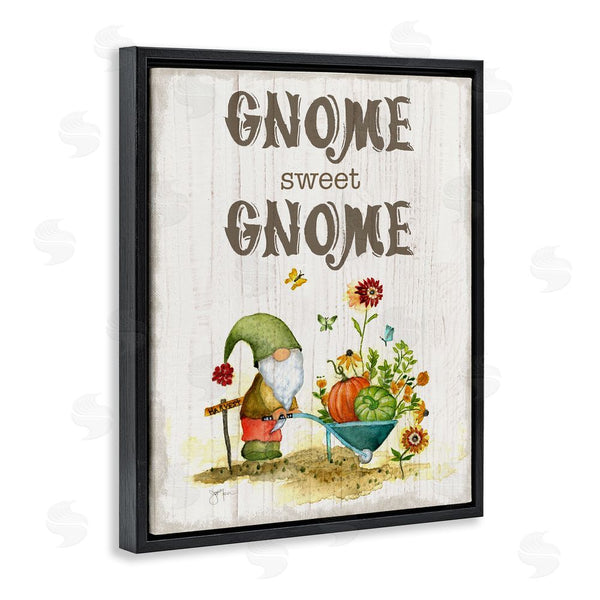 Stupell Industries Janet Tava | Sweet Gnome Floral Harvest Wall Art
