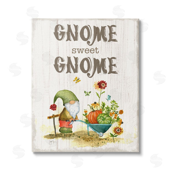 stupell industries Janet Tava | Sweet Gnome Floral Harvest Wall Art