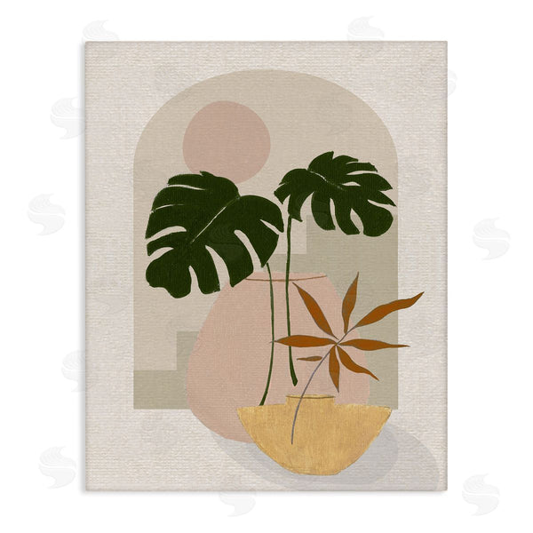 stupell industries Janet Tava | Tropical Geometric Plant Shapes Wall Art