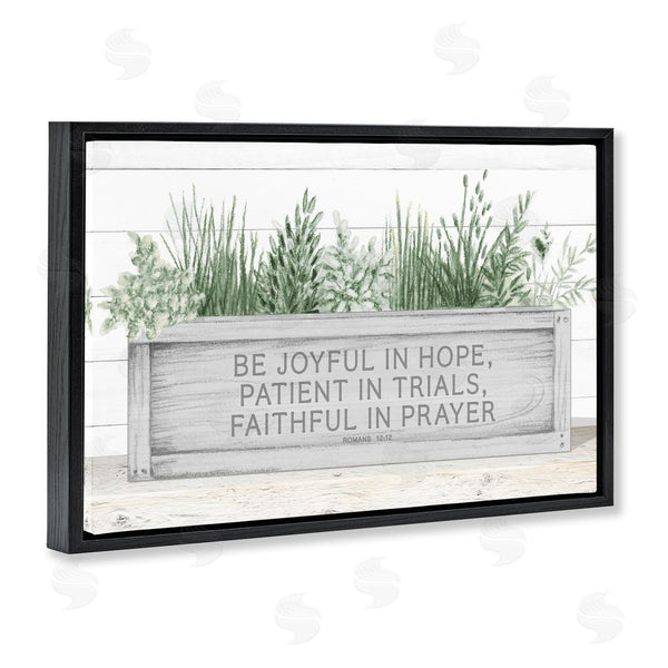 Stupell Industries Janice Gaynor | Be Joyful Flower Box Wall Art