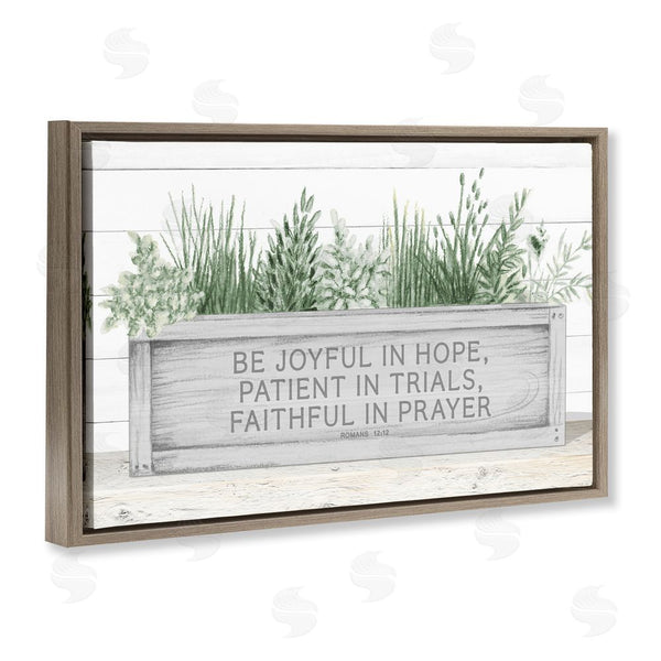 Stupell Industries Janice Gaynor | Be Joyful Flower Box Wall Art