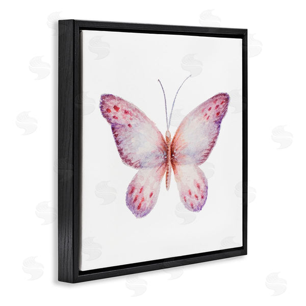 Stupell Industries Janice Gaynor | Delicate Butterfly Red Spotted Wings Insect Illustration Wall Art