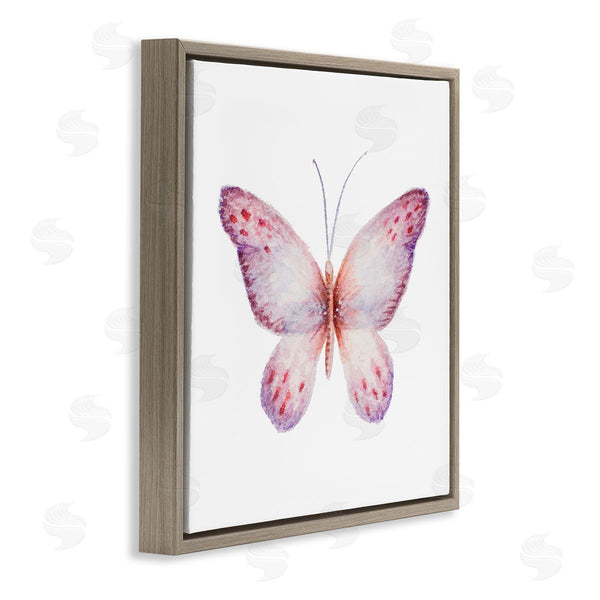 Stupell Industries Janice Gaynor | Delicate Butterfly Red Spotted Wings Insect Illustration Wall Art