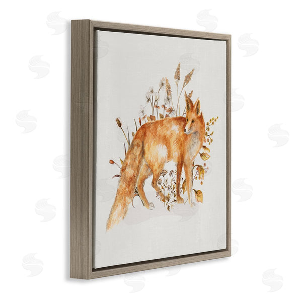 Stupell Industries Janice Gaynor | Forest Fox And Botanicals