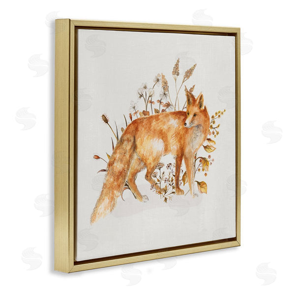 Stupell Industries Janice Gaynor | Forest Fox And Botanicals
