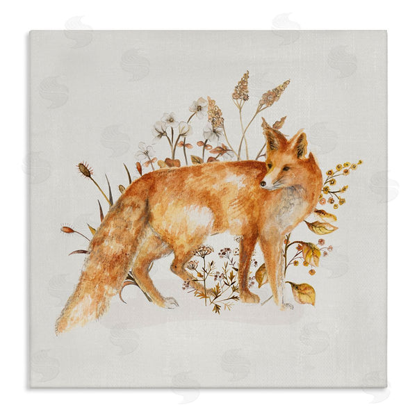 stupell industries Janice Gaynor | Forest Fox and Botanicals