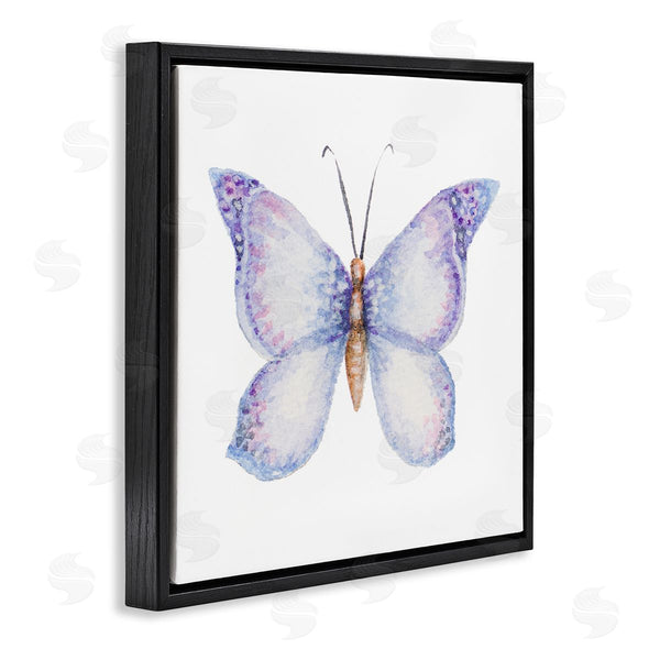 Stupell Industries Janice Gaynor | Lovely Purple Butterfly Wings Animal Insect Painting Wall Art