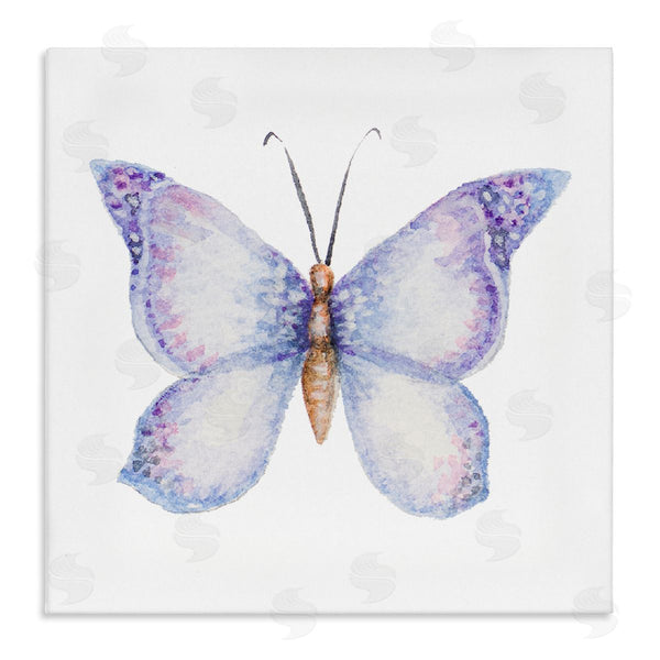 stupell industries Janice Gaynor | Lovely Purple Butterfly Wings Animal Insect Painting Wall Art