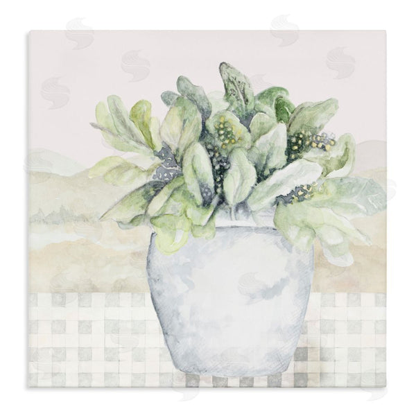 stupell industries Janice Gaynor | Potted Farm Herbs Arrangement Wall Art