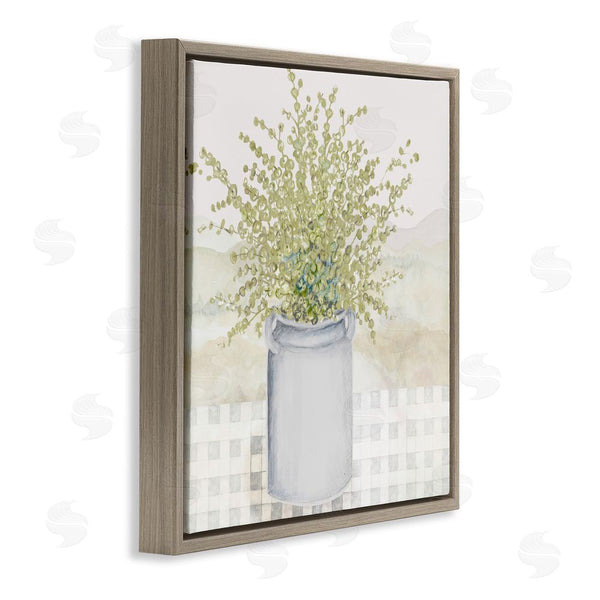 Stupell Industries Janice Gaynor | Potted Farm Herbs Wall Art