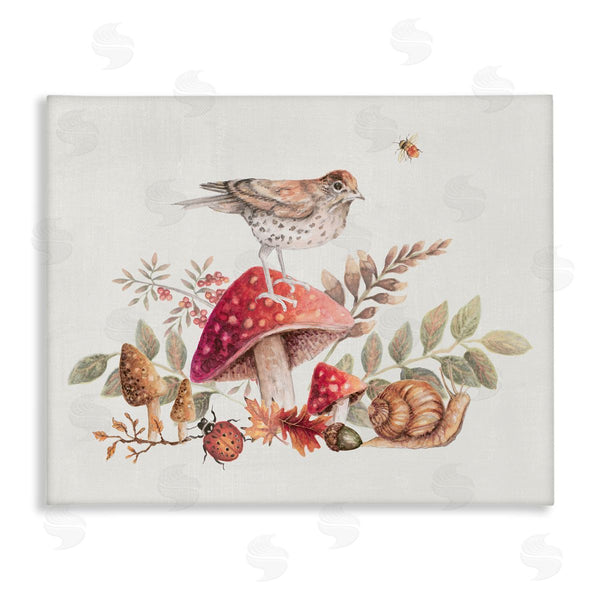 stupell industries Janice Gaynor | Rustic Botanicals and Bird