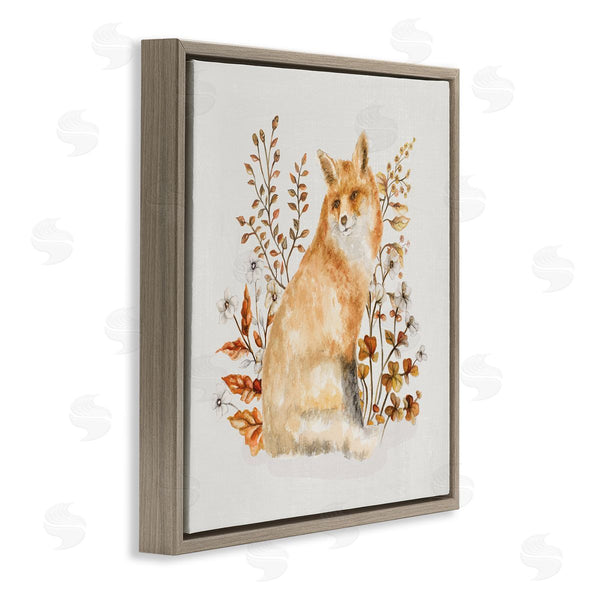 Stupell Industries Janice Gaynor | Rustic Fox And Botanicals