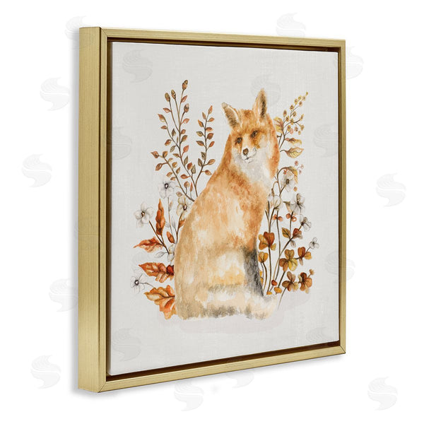 Stupell Industries Janice Gaynor | Rustic Fox And Botanicals