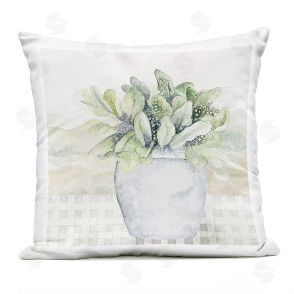 Stupell Industries Janice Gaynor | Subdued Garden Plant Throw Pillow