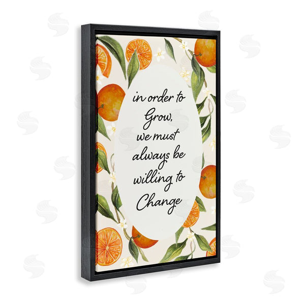 Stupell Industries Janice Gaynor | Willing To Change Quote Wall Art