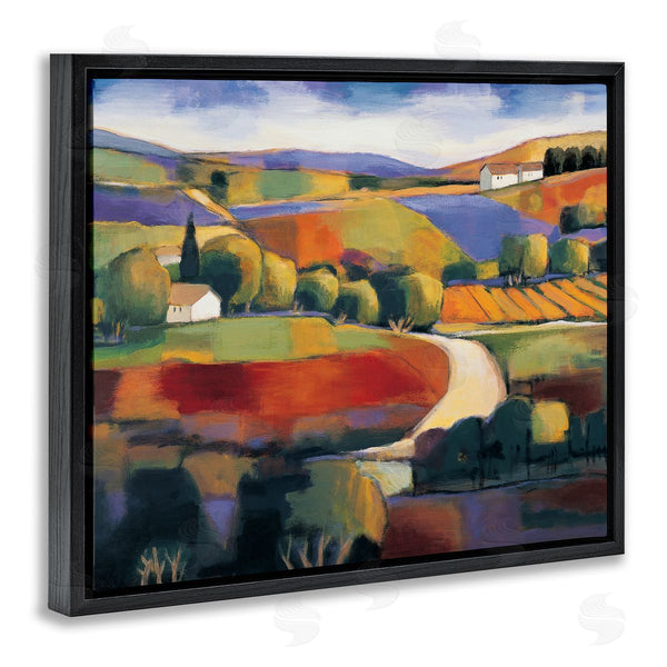 Stupell Industries Janine Clarke | Modern Countryside Farm Town Wall Art
