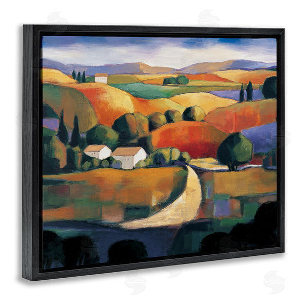 Stupell Industries Janine Clarke | Modern Rolling Hills Countryside Wall Art