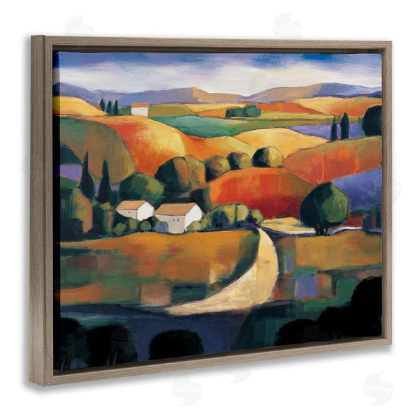 Stupell Industries Janine Clarke | Modern Rolling Hills Countryside Wall Art