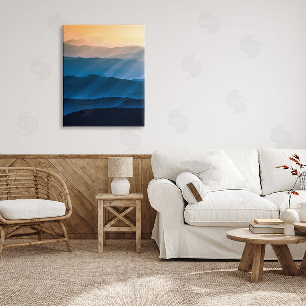 Stupell Industries Jared Kreiss | Blue & Yellow Mountains Wall Art