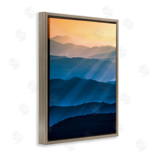 Stupell Industries Jared Kreiss | Blue & Yellow Mountains Wall Art